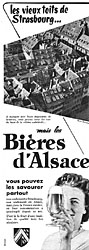 Advert Bires d'Alsace 1958