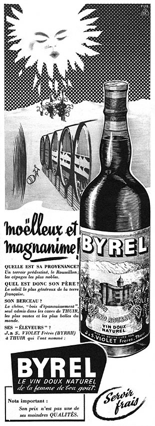 Advert Byrel 1956