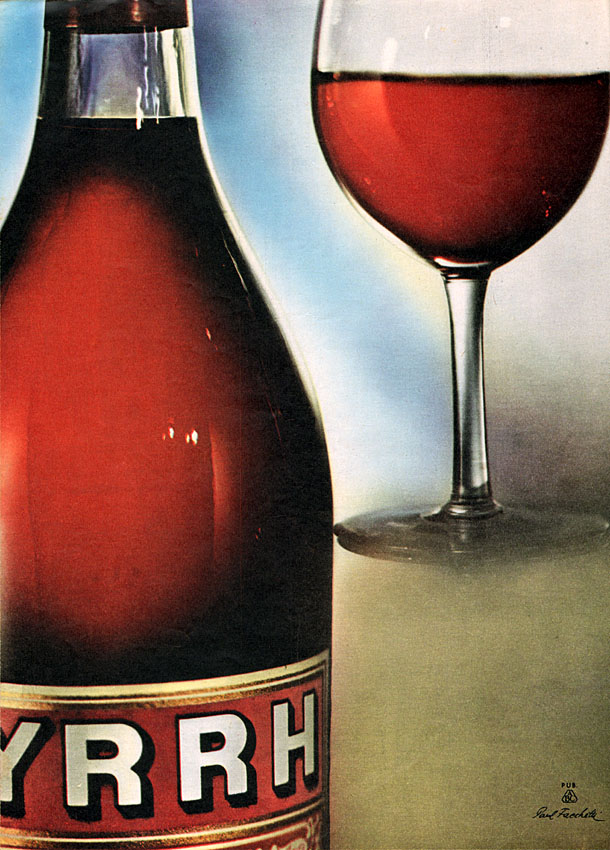 Advert Byrrh 1954