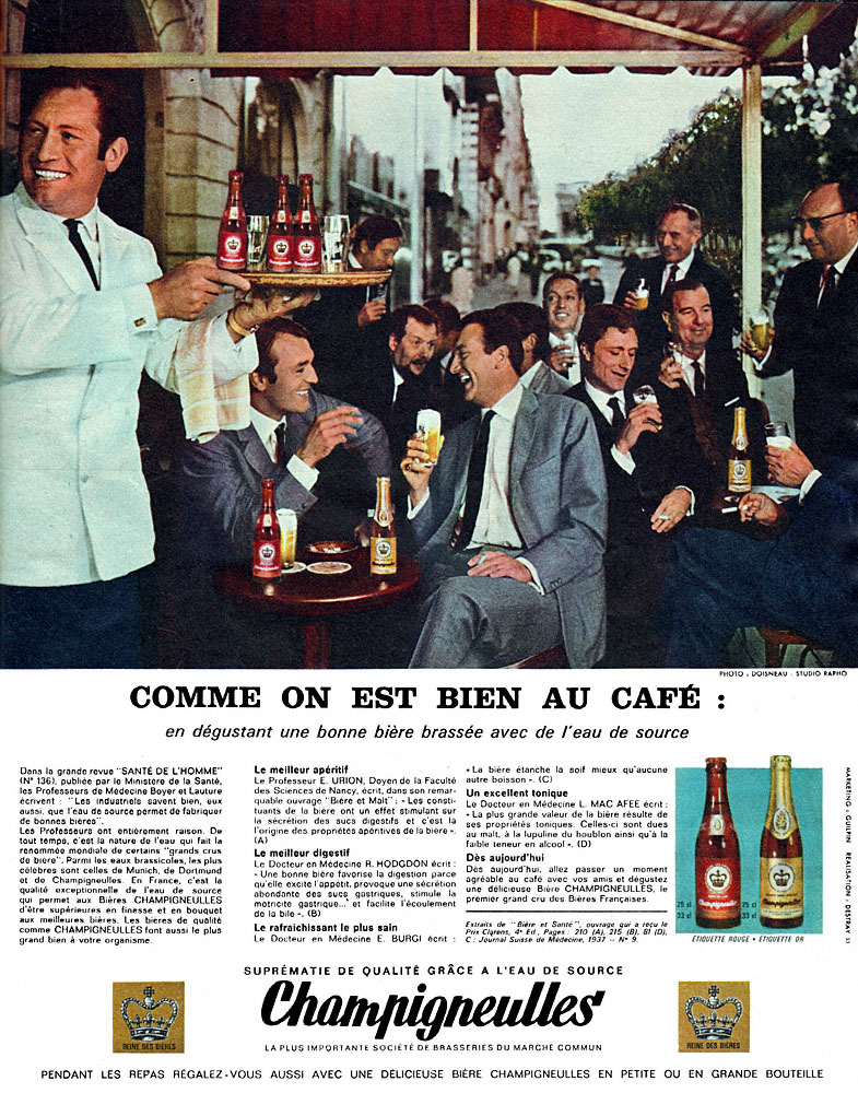 Advert Champigneulles 1966