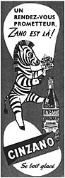 Advert Cinzano 1951