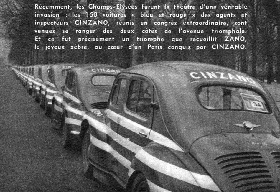 Advert Cinzano 1952