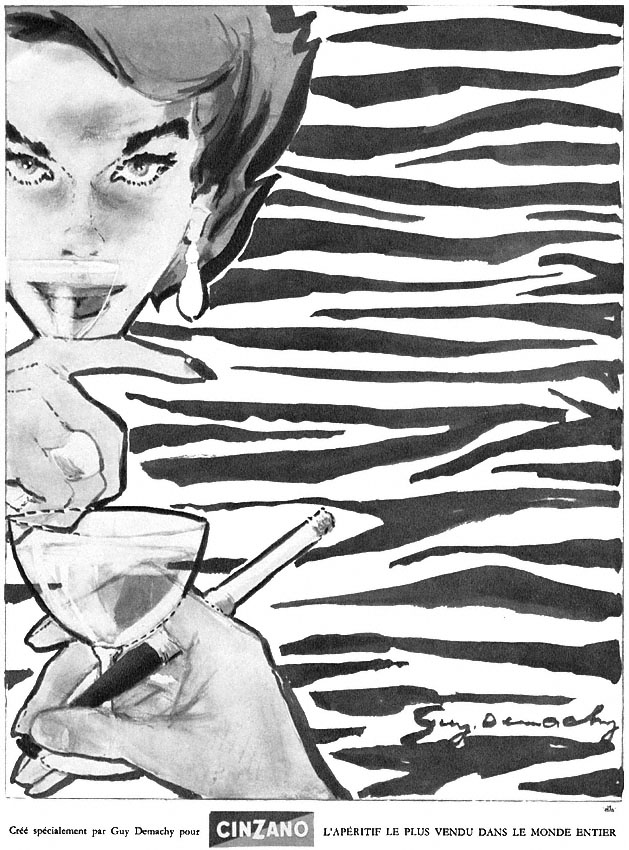 Advert Cinzano 1953