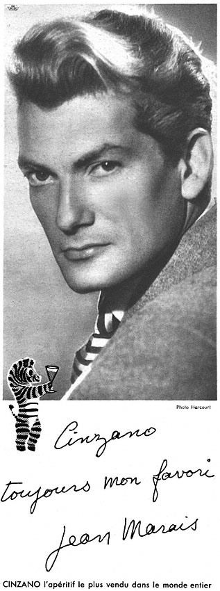 Advert Cinzano 1953