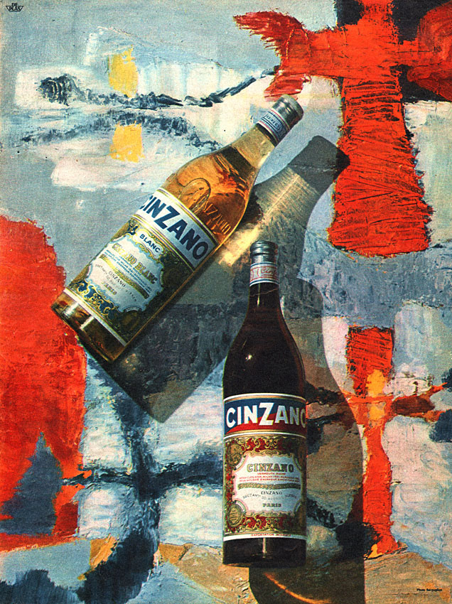 Advert Cinzano 1956