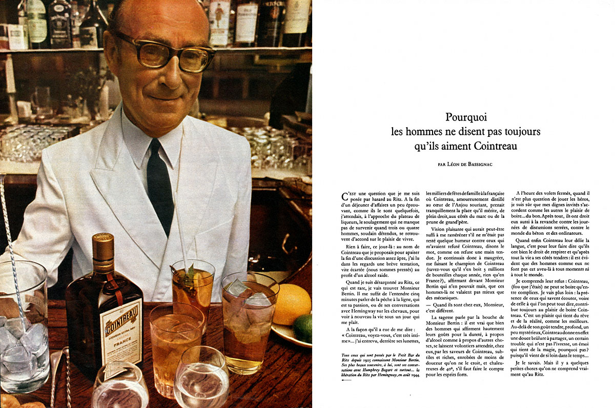 Advert Cointreau 1969
