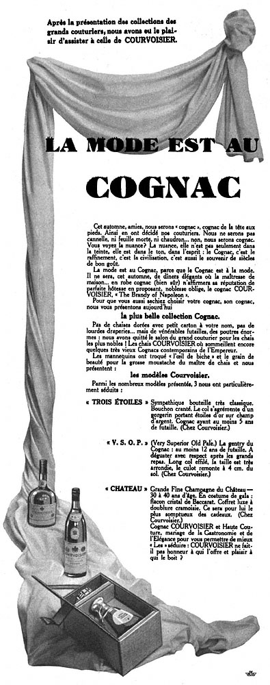 Advert Courvoisier 1953