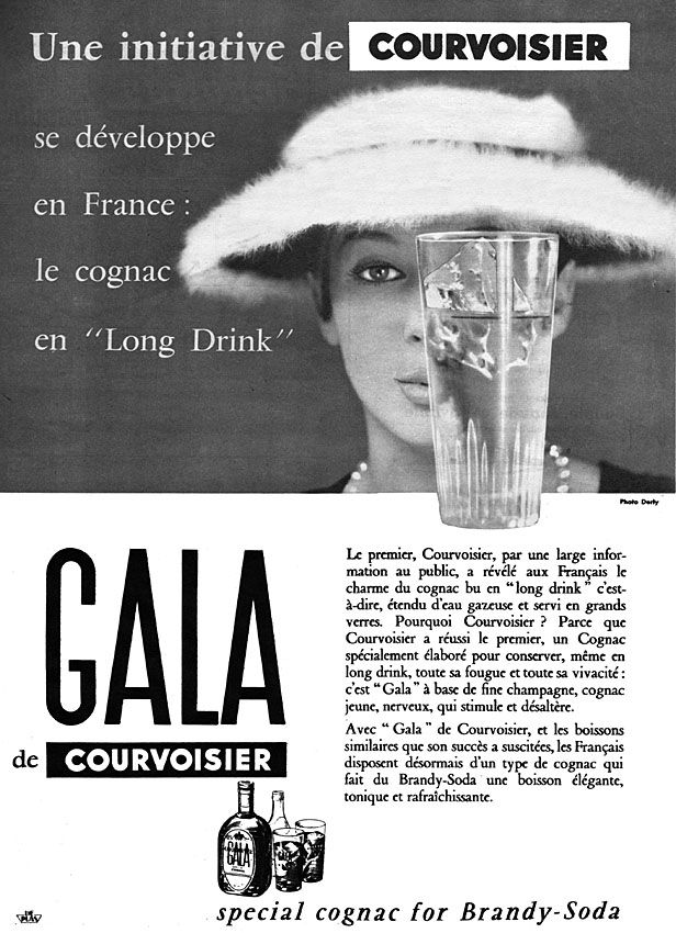Advert Courvoisier 1955