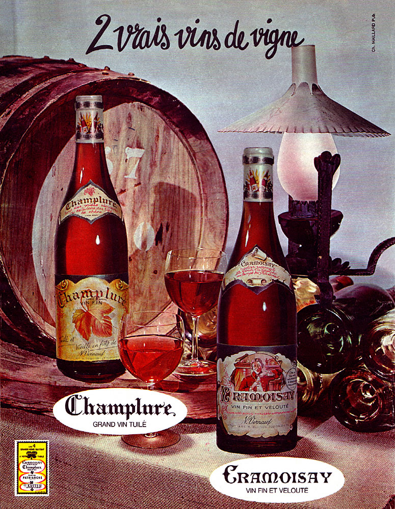 Advert Cramoisay - Champelure 1965