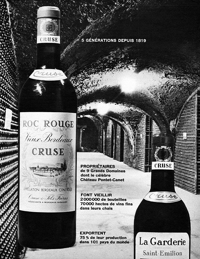 Advert Cruse 1968