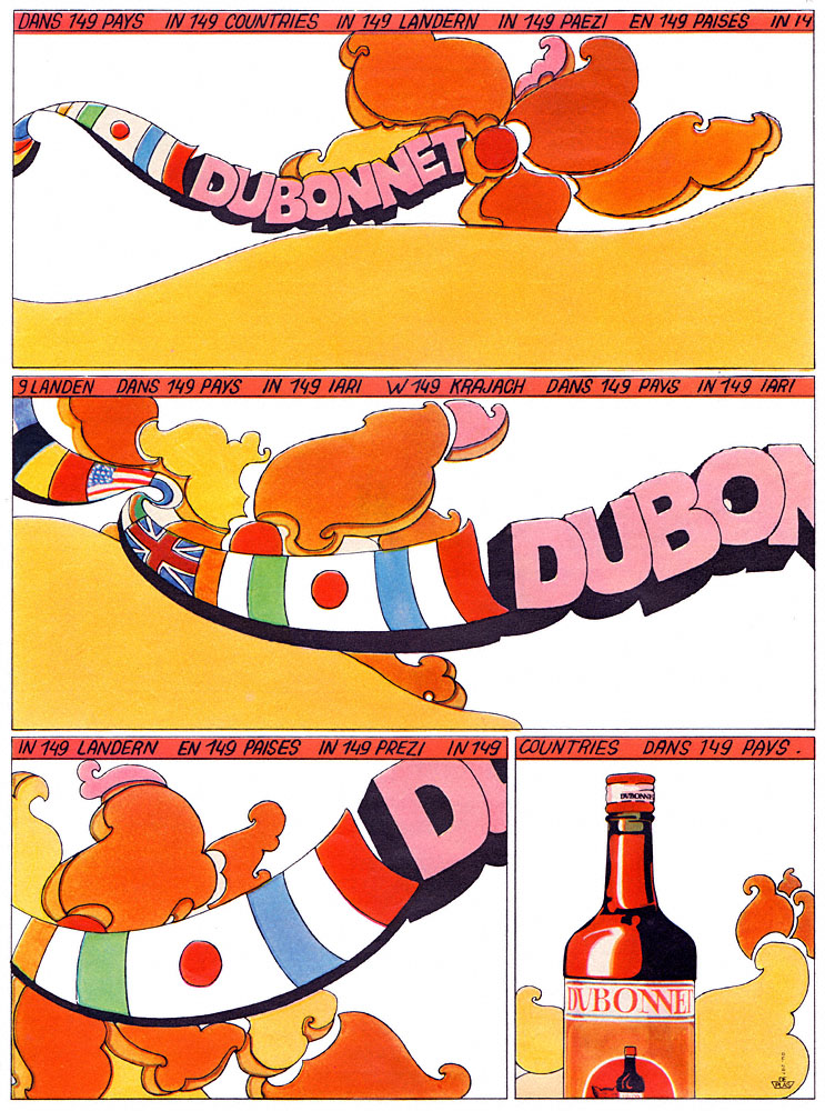 Advert Dubonnet 1969