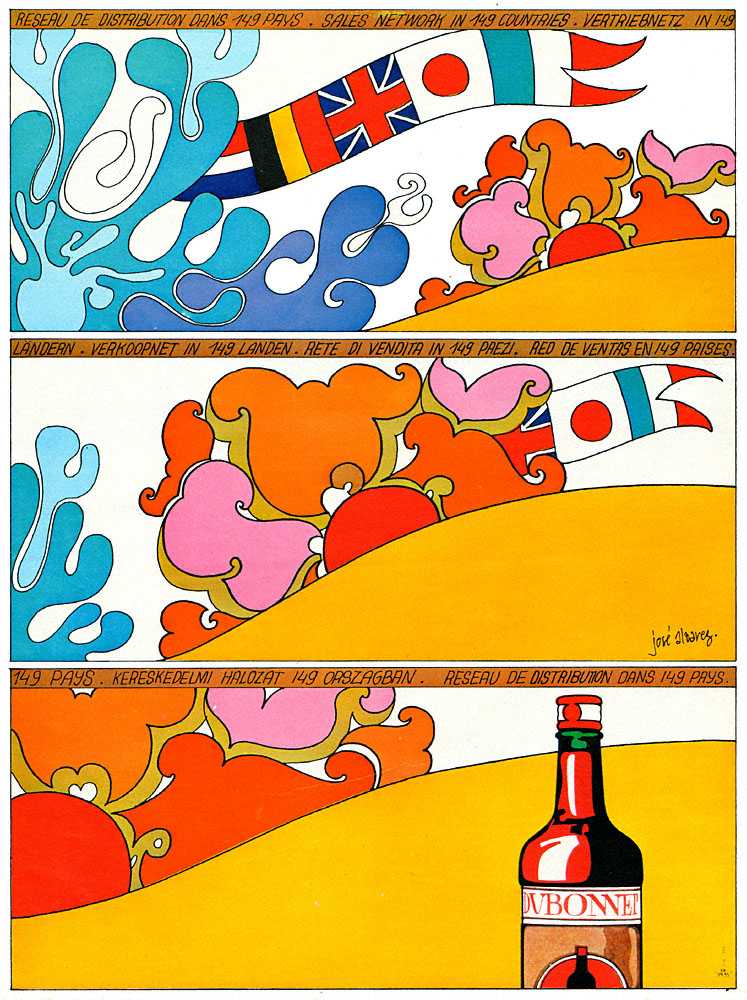 Advert Dubonnet 1969