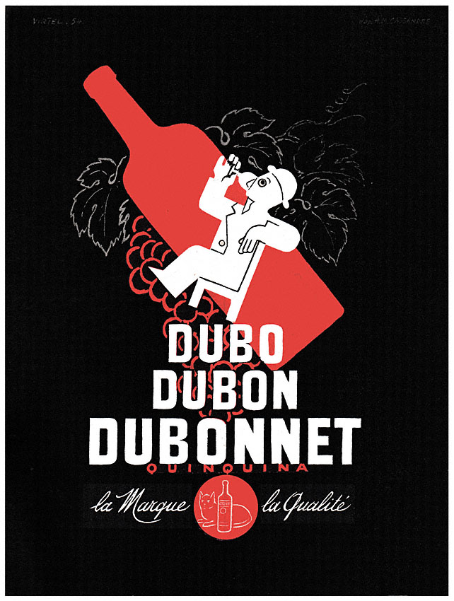 Advert Dubonnet 1954