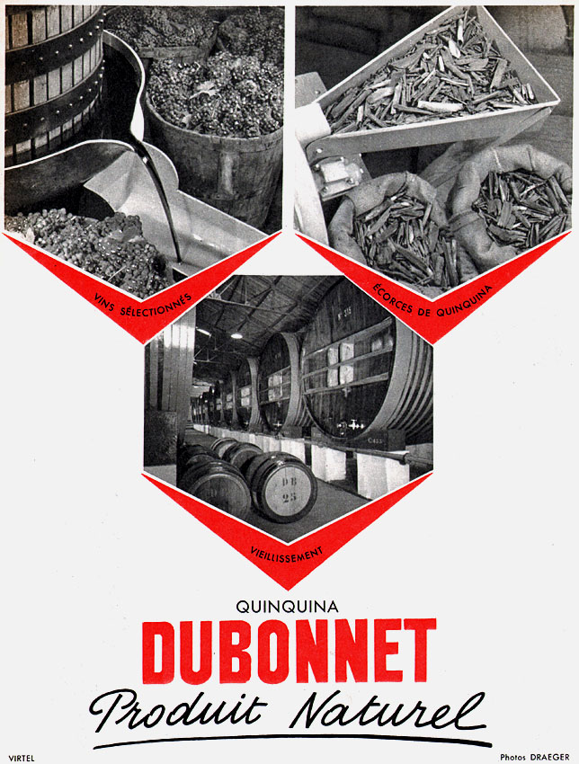 Advert Dubonnet 1955