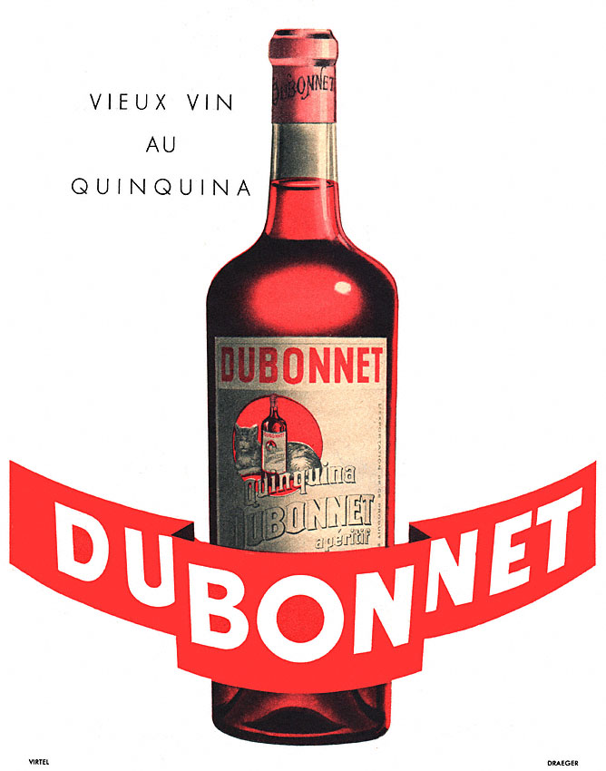 Advert Dubonnet 1955