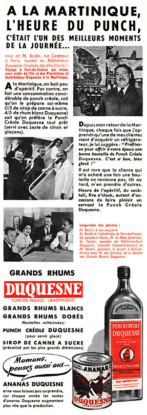 Advert Duquesne 1957