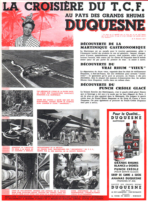 Advert Duquesne 1957