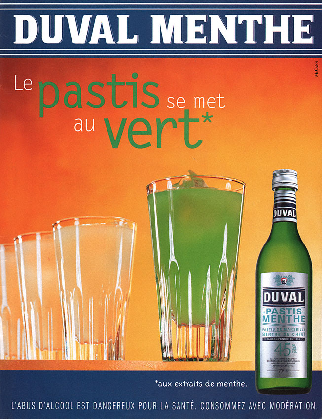 Advert Duval 1997