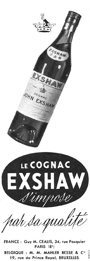 Advert Exshaw 1952