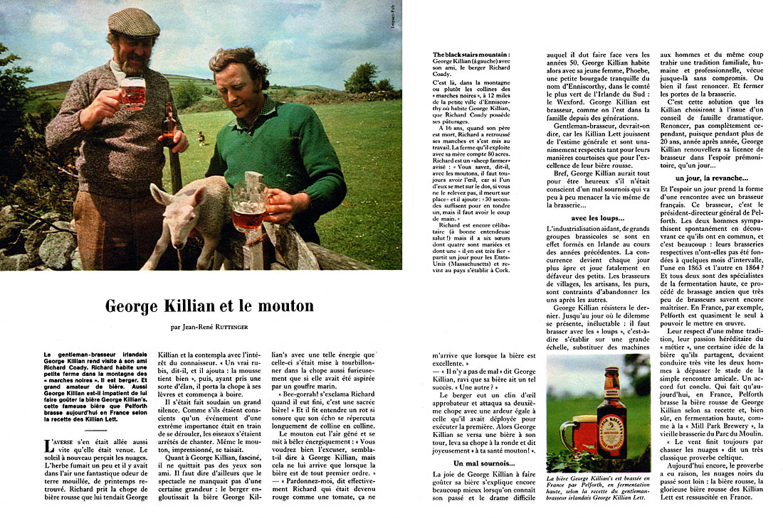 Advert George Killian 1977