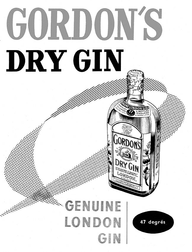 Advert Gordon 1955