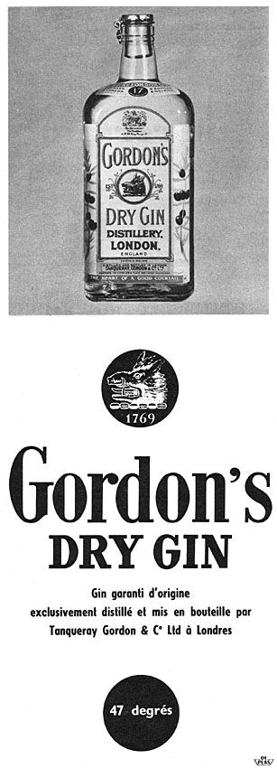 Advert Gordon 1956