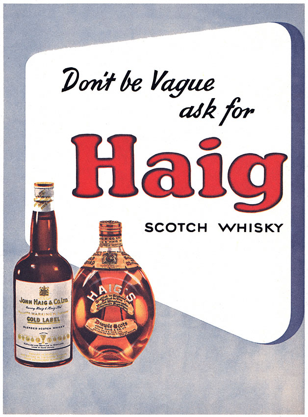 Advert Haig 1951