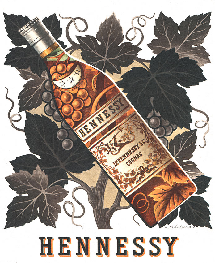 Advert Hennessy 1953
