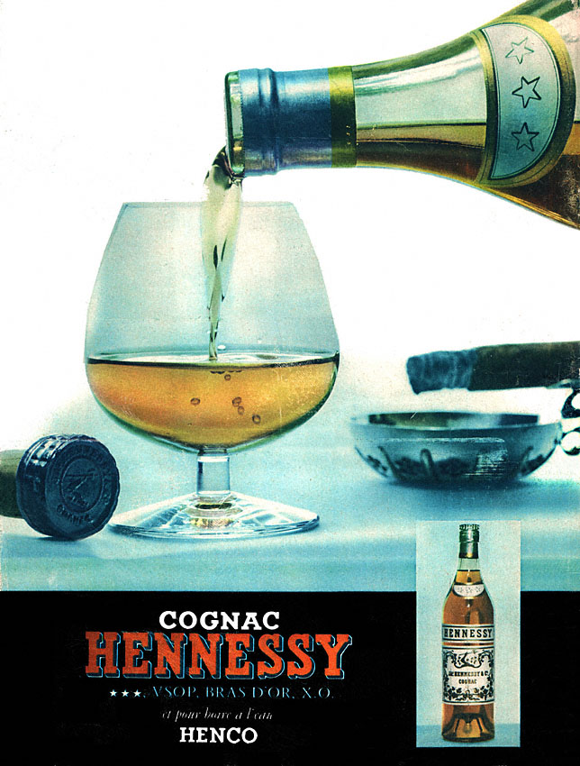 Advert Hennessy 1956