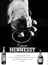 Advert Hennessy 1960