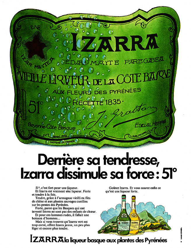 Advert Izarra 1972