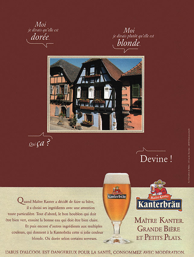 Advert Kanterbru 1997