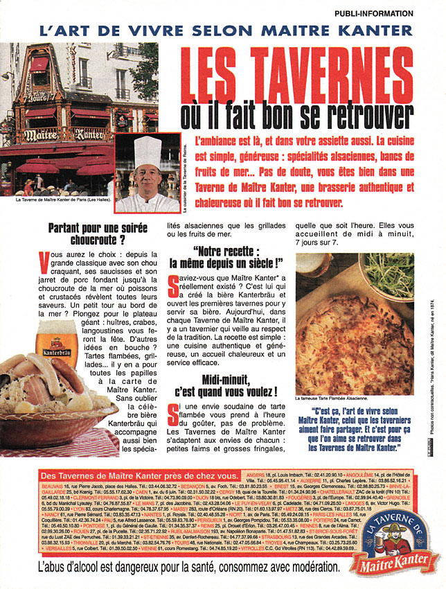 Advert Kanterbru 1997