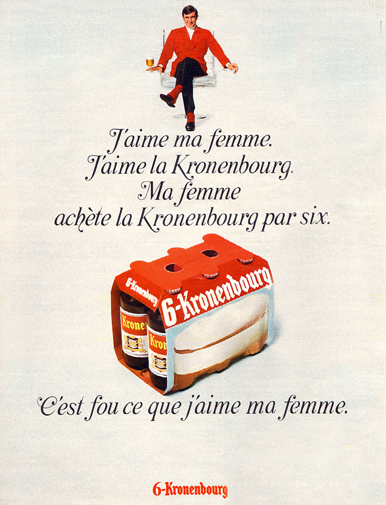 Advert Kronenbourg 1968