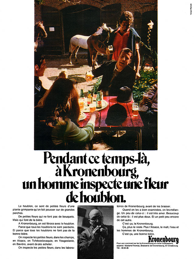 Advert Kronenbourg 1969