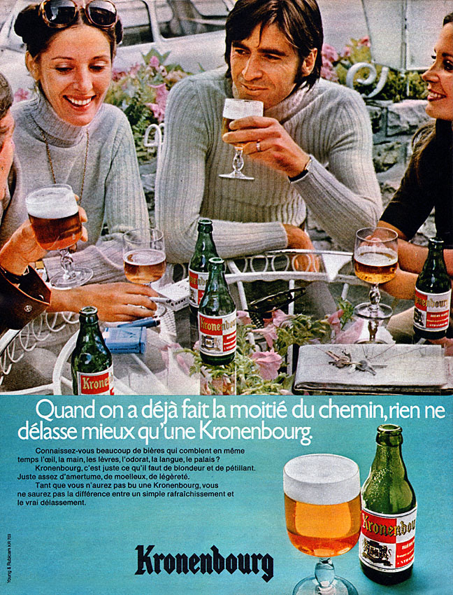 Advert Kronenbourg 1971