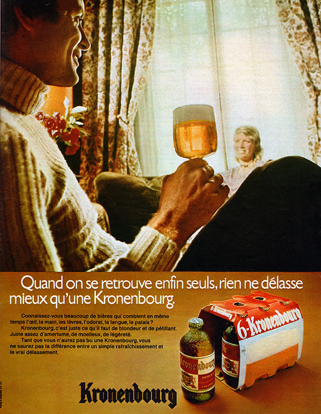 Advert Kronenbourg 1971