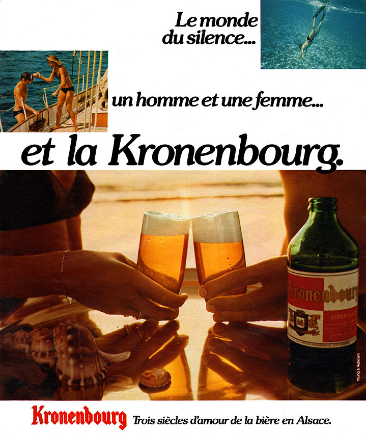 Advert Kronenbourg 1975