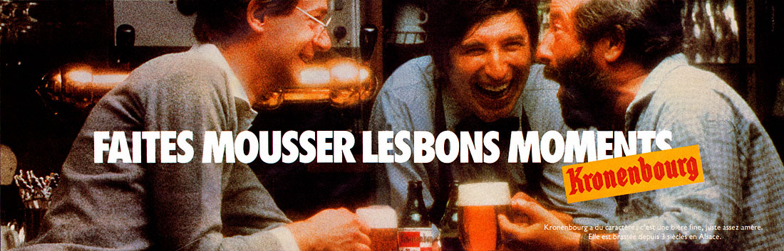 Advert Kronenbourg 1981