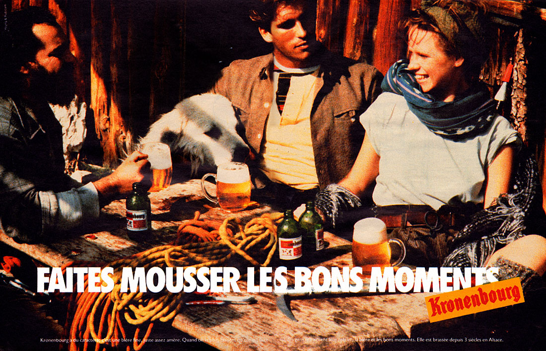 Advert Kronenbourg 1983