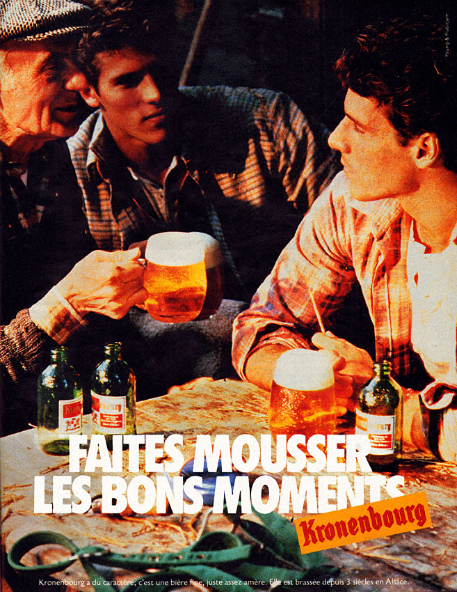 Advert Kronenbourg 1983