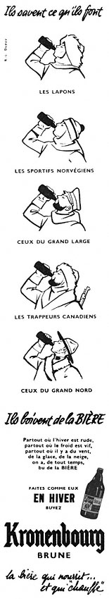 Advert Kronenbourg 1953