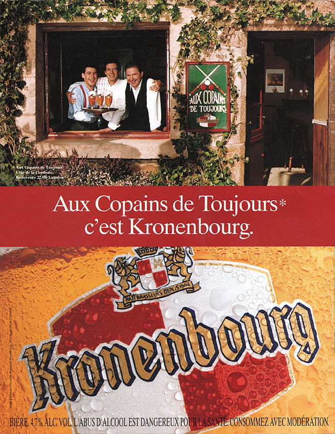 Advert Kronenbourg 1995