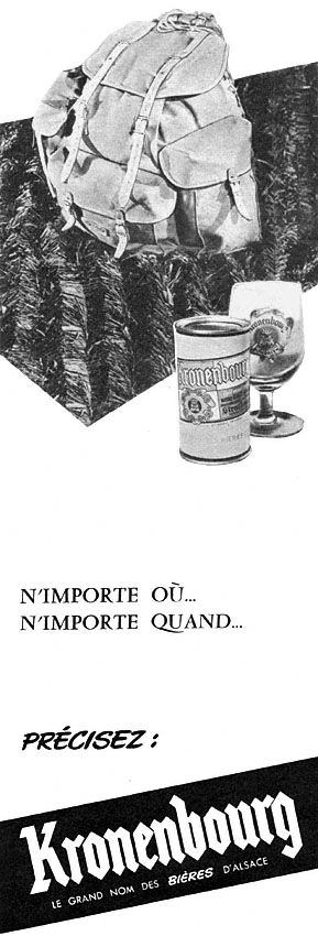 Advert Kronenbourg 1955