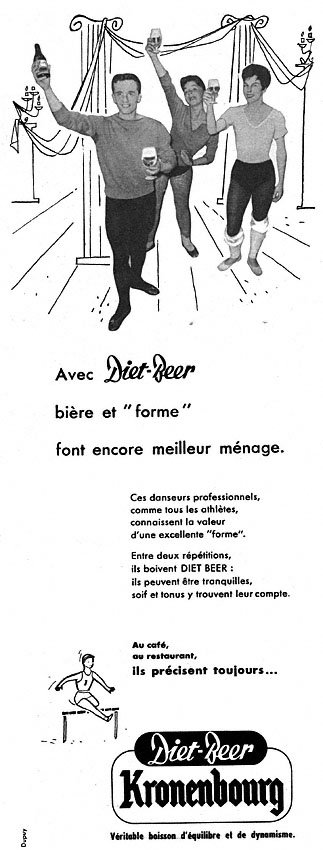 Advert Kronenbourg 1955