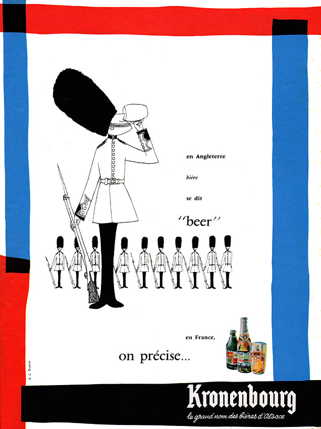 Advert Kronenbourg 1959
