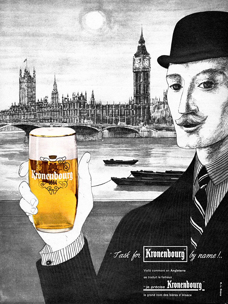 Advert Kronenbourg 1962