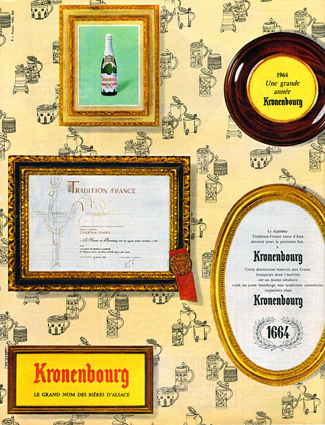 Advert Kronenbourg 1964
