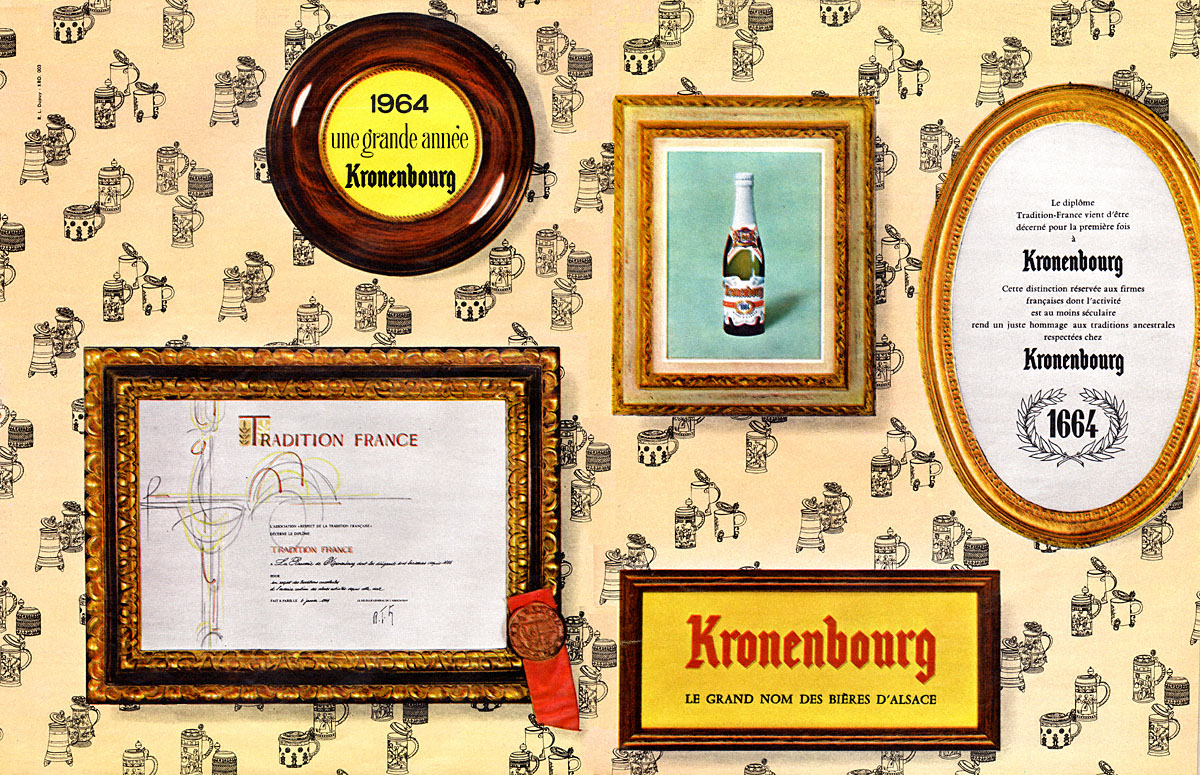 Advert Kronenbourg 1964
