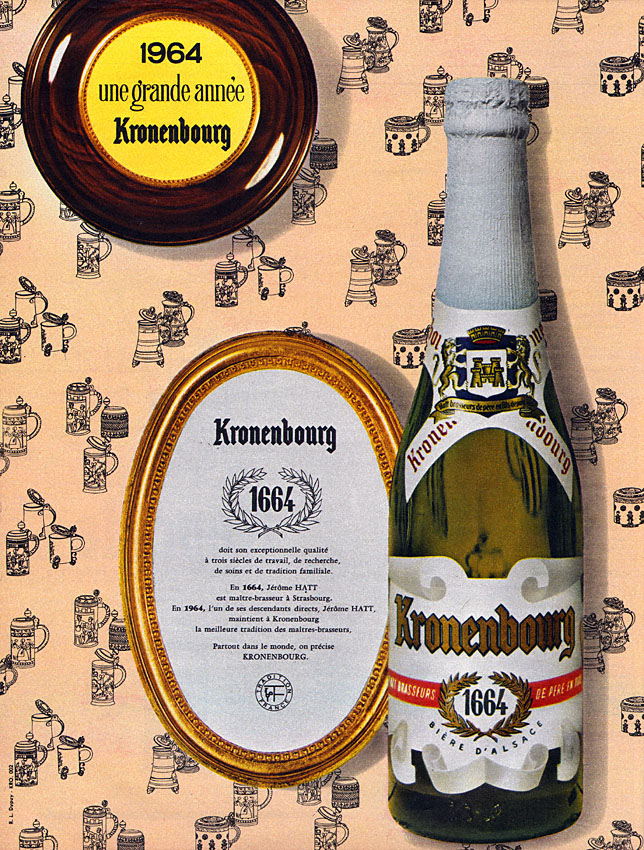 Advert Kronenbourg 1964